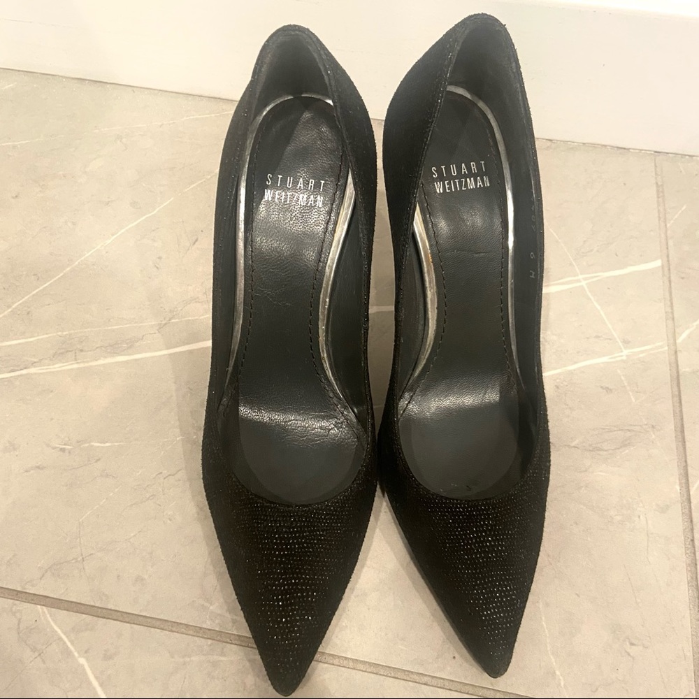 Stuart Weitzman black stiletto